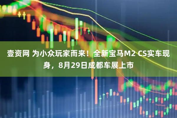 壹资网 为小众玩家而来！全新宝马M2 CS实车现身，8月29日成都车展上市